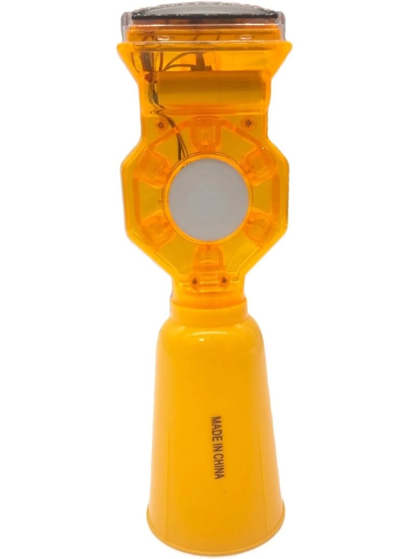 Border Safety Wears Solar-Powered Traffic Cone: Bright, Reliable Warning Light for Safety - Image 3