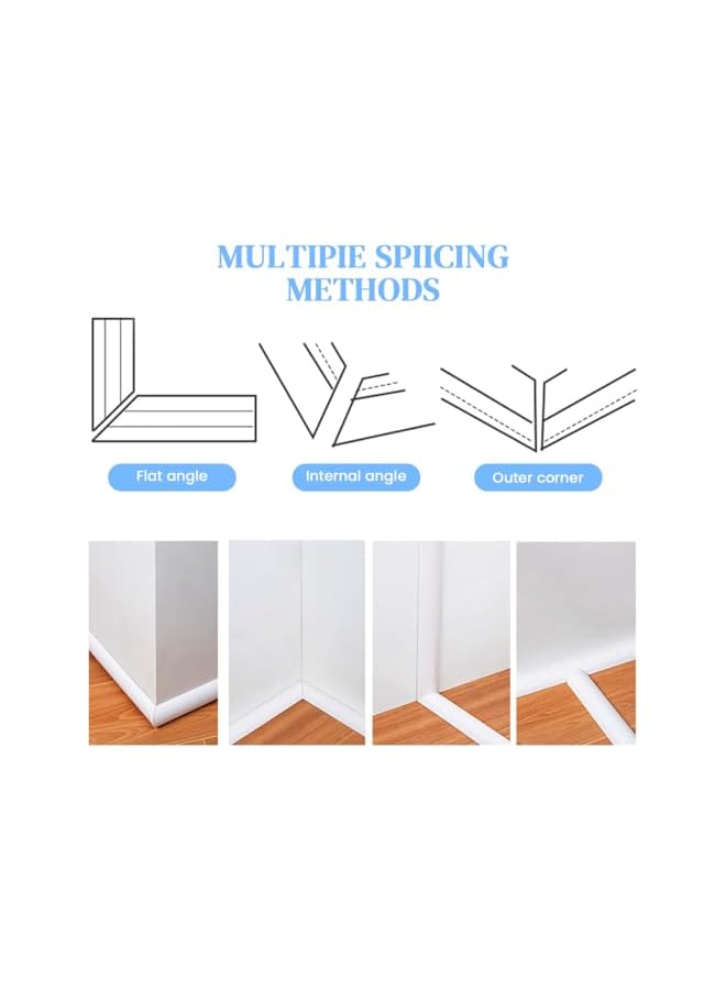 promass 2M Floor Cord Cover for Wires on Floor Self Adhesive Cord Hider Floor Cable Management Wire Covers for Cords Protector Prevent Cable - Image 5