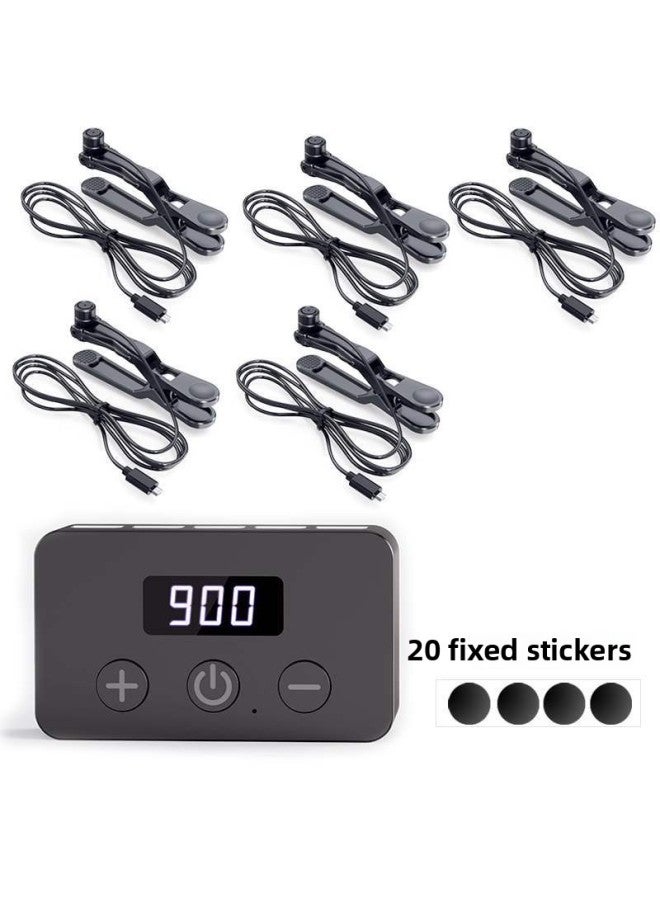 Mobile Phone Screen Automatic Clicker Connecting Point Device Physical Point Screen Device Game Hang-up Studio Red Hearts-Colour:Charging Speed Control Host + 5 Click Heads - Image 1