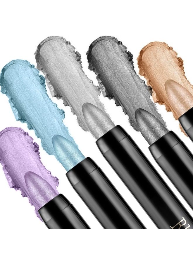 Boobeen Eyeshadow Pencil Crayon Waterproof Eyeshadow Stick Shimmer Cream Eyeshadow Pen Create Glitter Eye Makeup, Easy to Use - Image 5