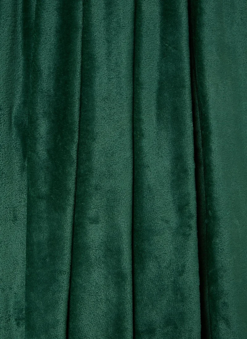 Matalan Plain Green Throw (200cm x 220cm)