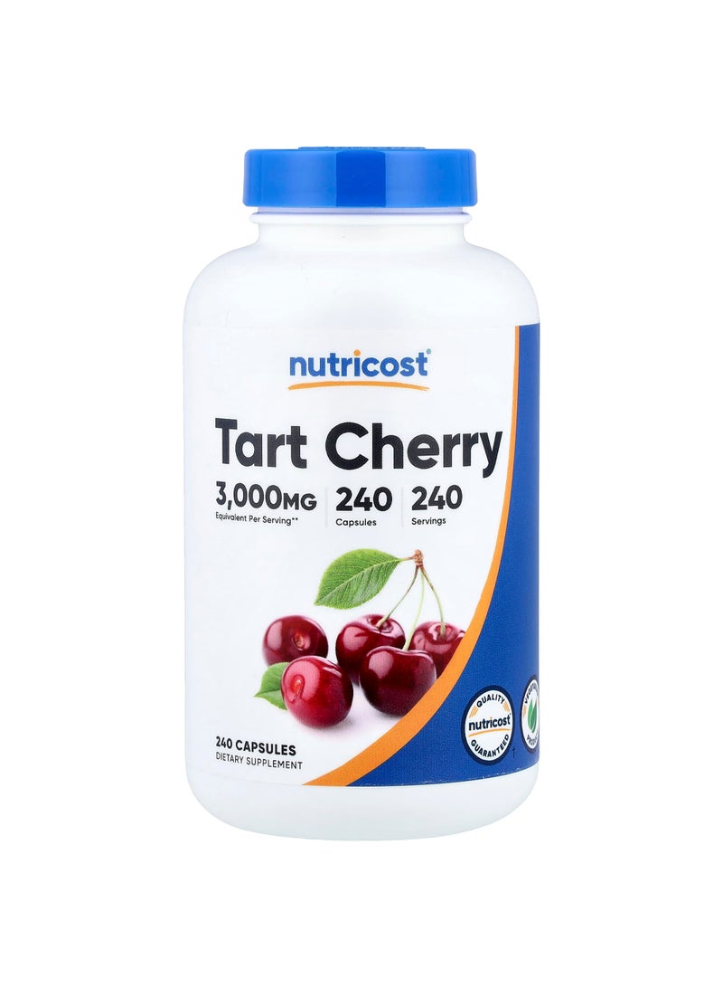 Tart Cherry, 240 Capsules (300 mg per Capsule)