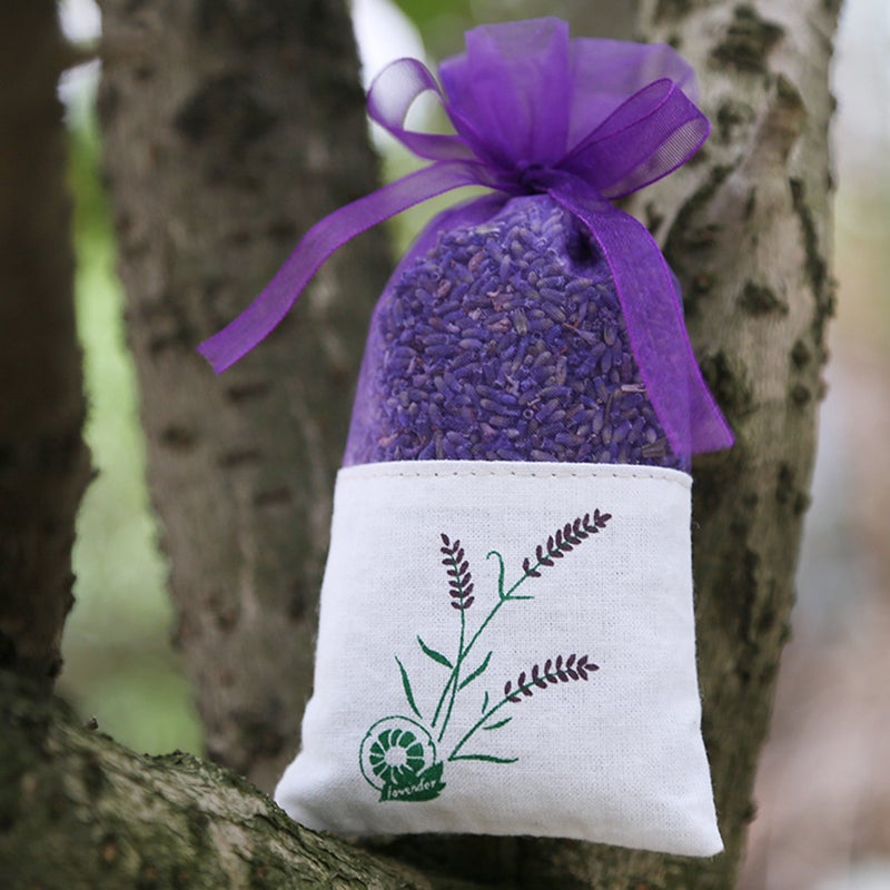 6pcs Empty Sachets Bag Flower Printing Fragrance Lavender Sachet Bag Purse (Old Style) - Image 5