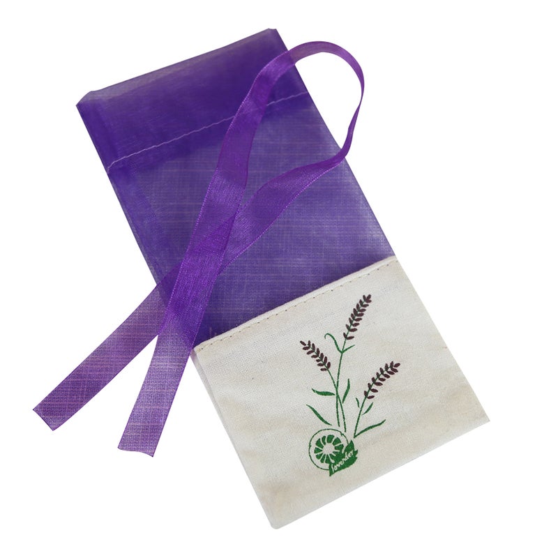 6pcs Empty Sachets Bag Flower Printing Fragrance Lavender Sachet Bag Purse (Old Style) - Image 2