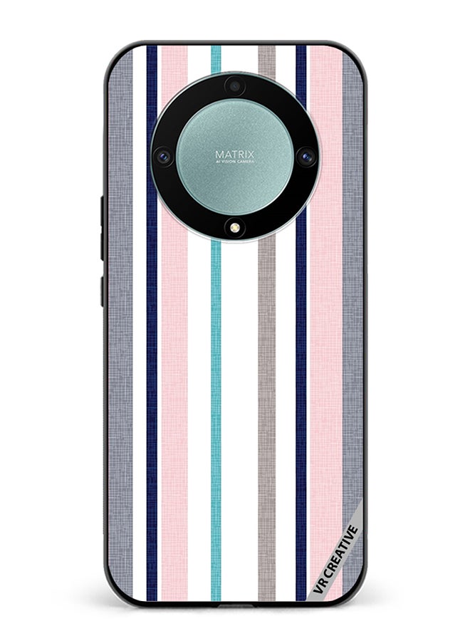 VR CREATIVE Protective Case Cover For Honor X9b Strips Design Multicolour - Image 1