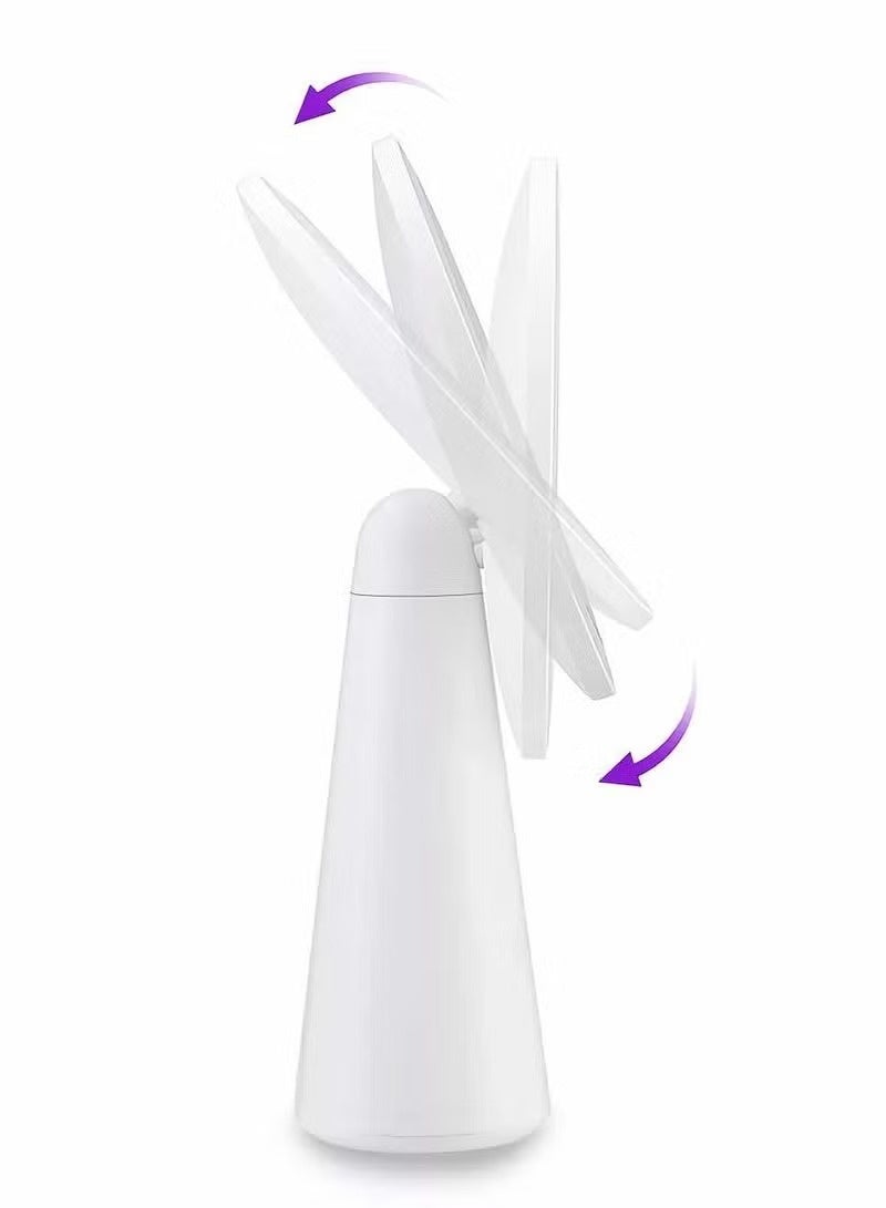 HIAS Luminous LED Makeup Mirror with Touch Sensor – Rechargeable Dimmable Light Vanity Mirror for Dressing Table, Skincare & Beauty Routine | Portable Desktop Mirror with Adjustable Brightness (White) - Image 5