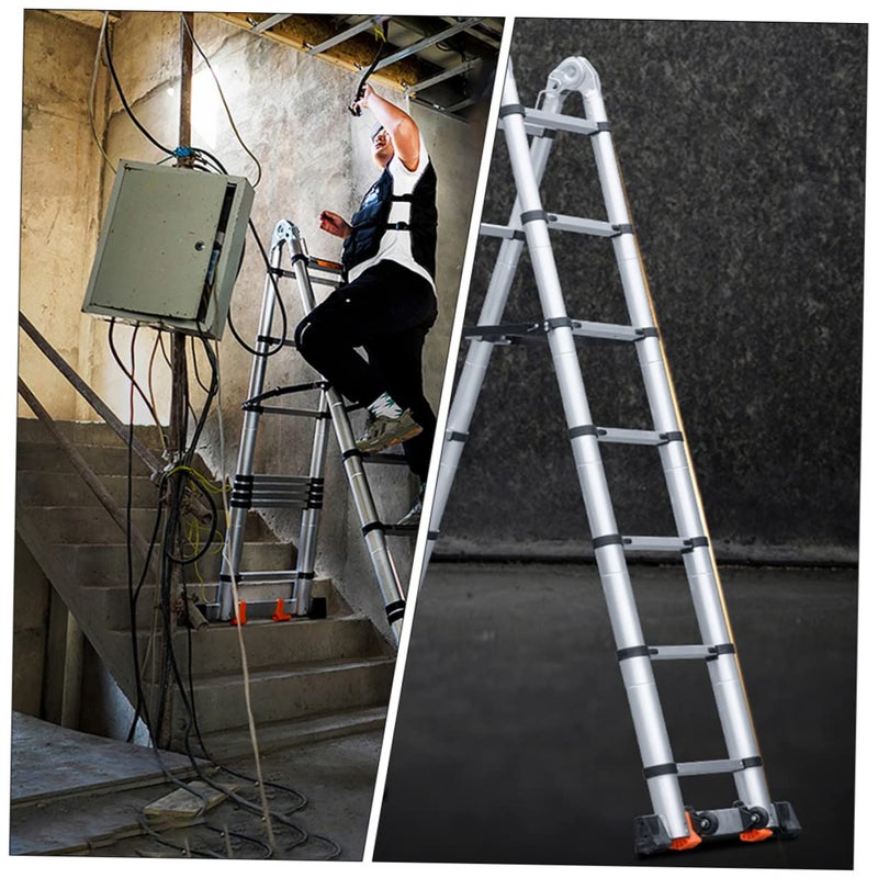 6 Pcs Non Slip Stair Treads Mats Outdoor Ladder Pads For Tiles Black - Image 3