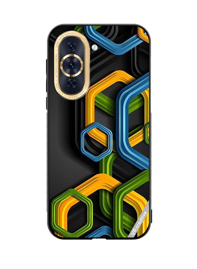 VR CREATIVE Protective Case Cover For Huawei Nova 10 Abstract Design Multicolour - Image 1