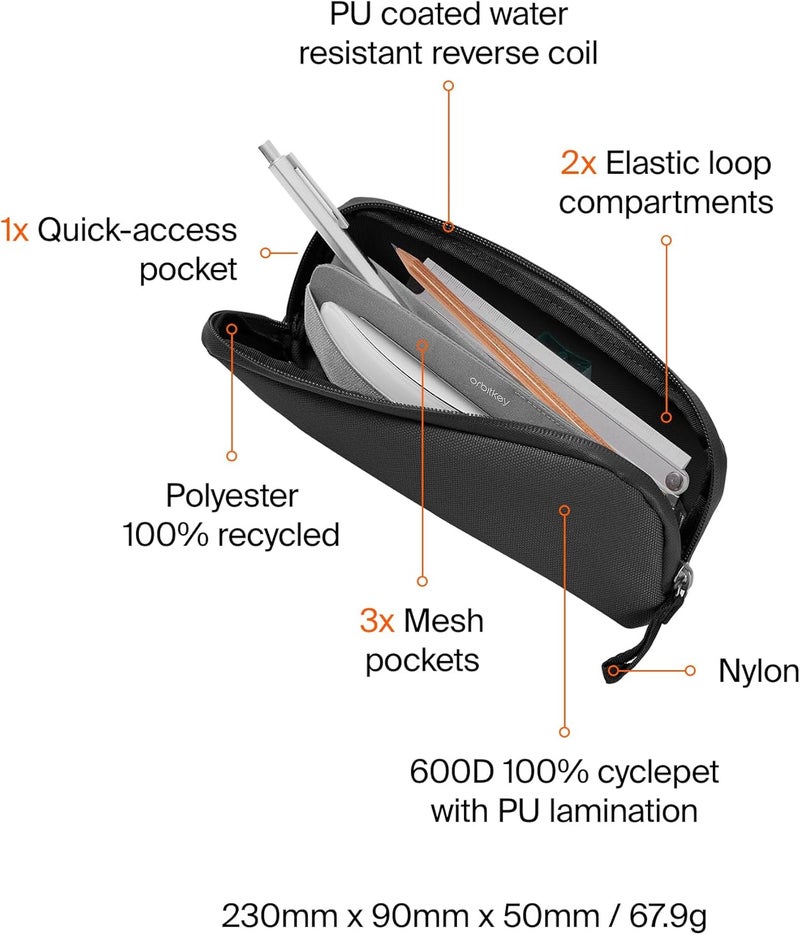 Orbitkey Orbitkey Pencil Case  Black - Image 5