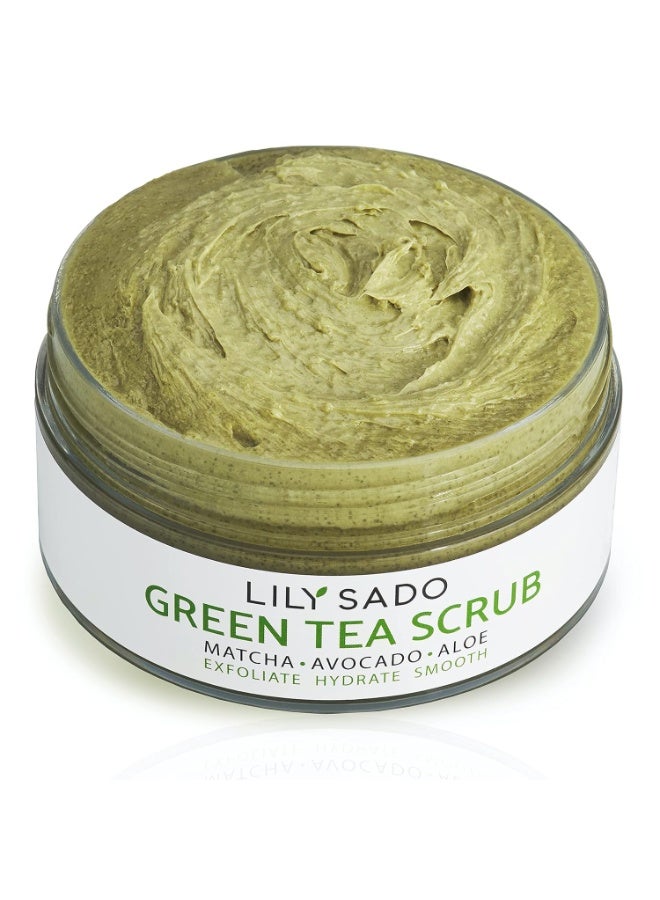 lily sado LILY SADO MATCHA MADE IN HEAVEN™ Sugar Facial Scrub - Best Daily Facial Exfoliating Cleanser for Women & Men - Vegan Face Wash Exfoliates Skin, Treats Acne, Reduces Pore Size - 4 oz