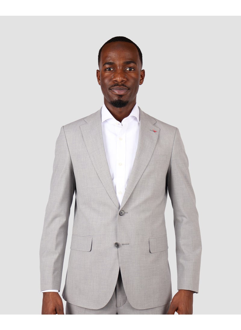 D'S DAMAT DS Damat Light Grey Classic Suit -86% Wool  - Image 1