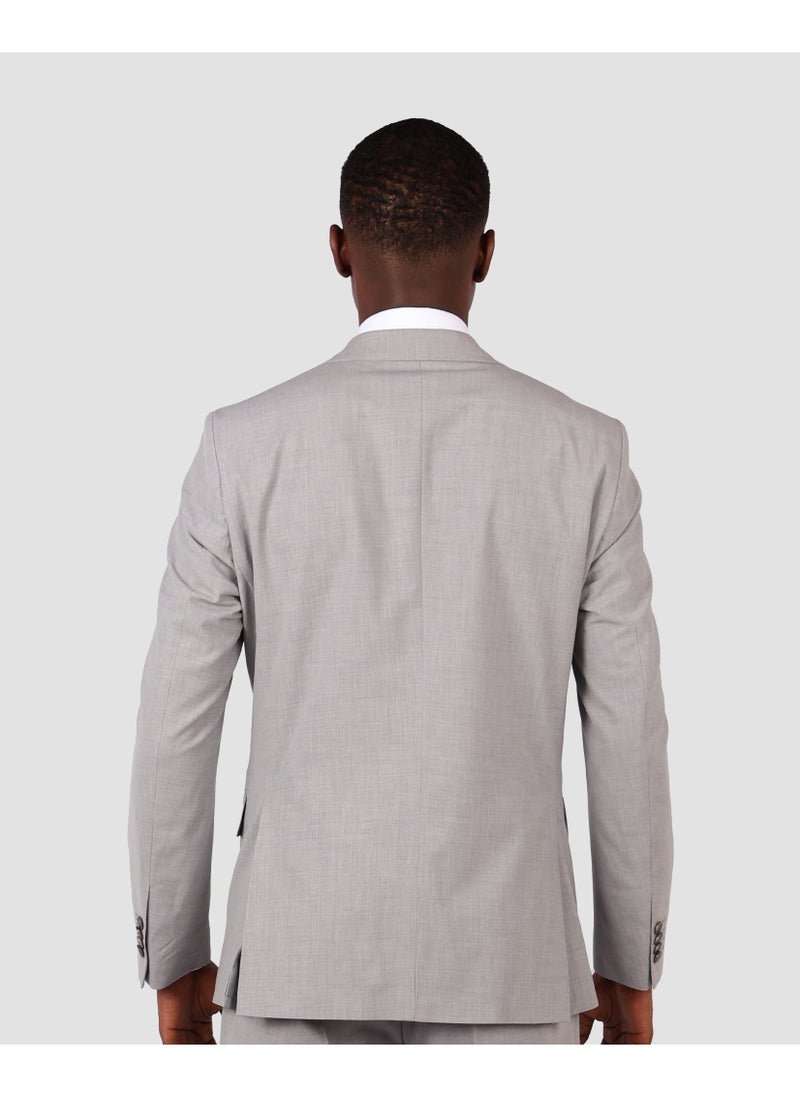 D'S DAMAT DS Damat Light Grey Classic Suit -86% Wool  - Image 5