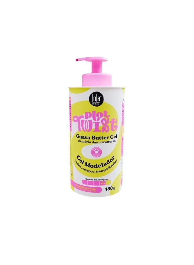 lola from rio Plot Twist Guava Butter Gel for Curly Hair 480g