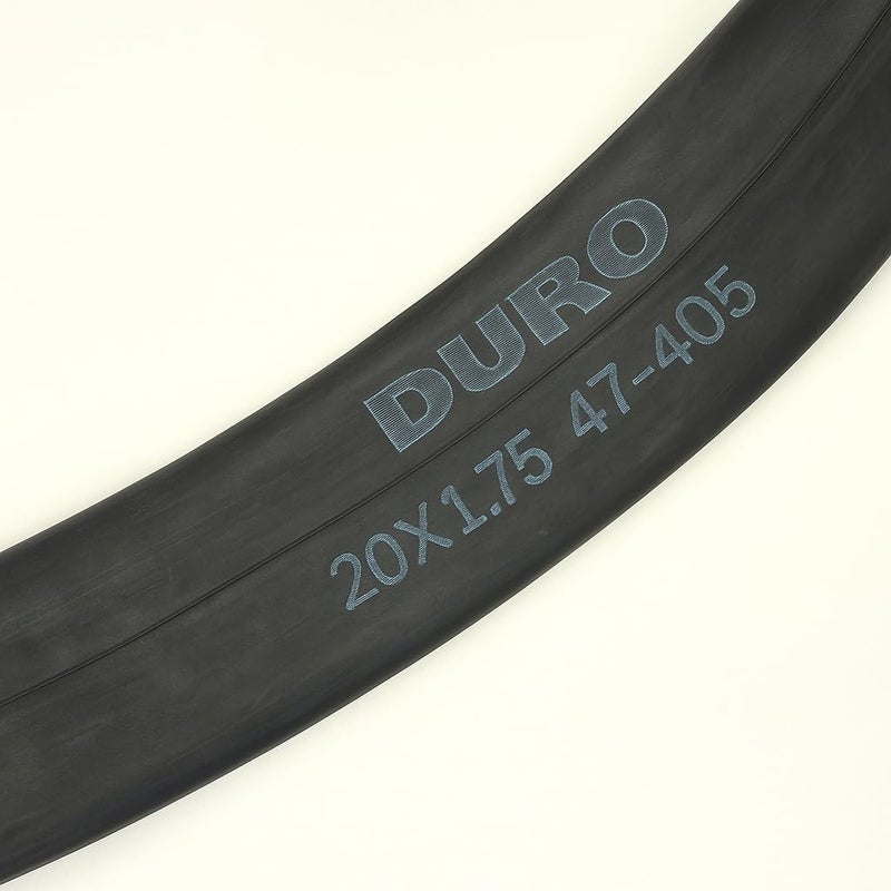 DURO 20 Inch Bicycle Inner Tube 20x1.75 (47-406) with Schrader Valve AV35 | Heavy Duty Butyl Rubber Tube for Bikes, Mountain Bikes, Wheelchairs, Scooters & Trolleys | Made in Thailand - Image 5