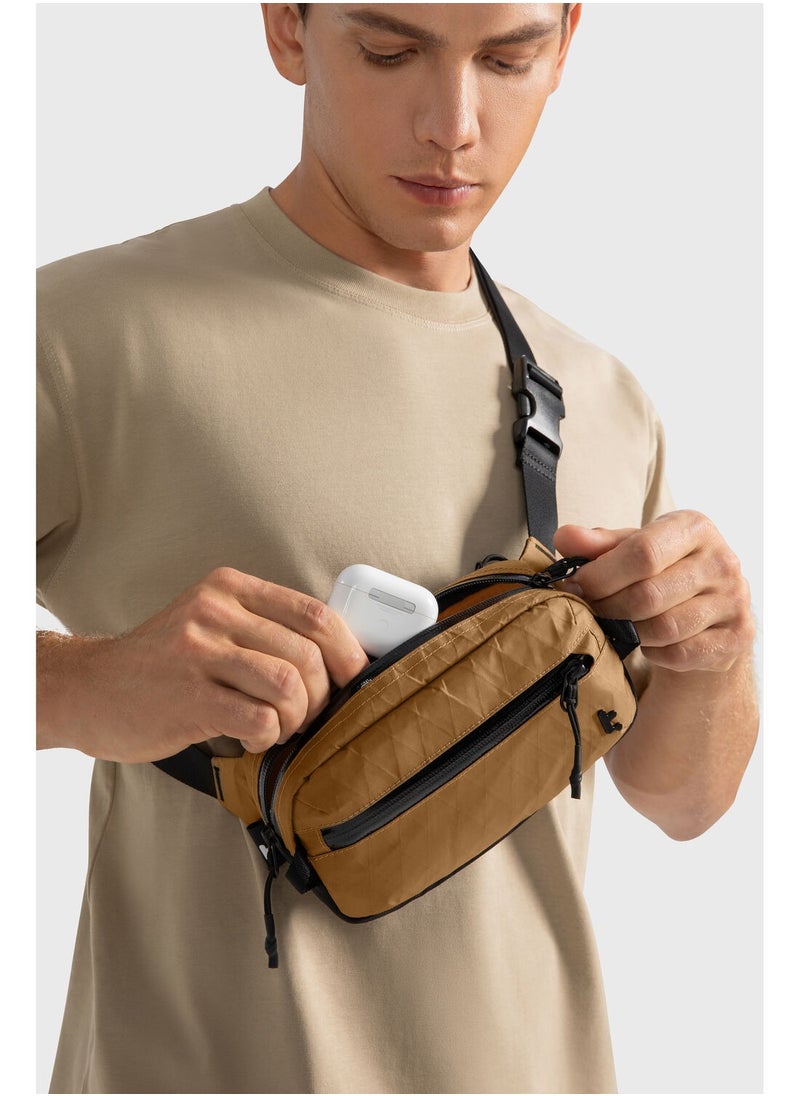Tomtoc - Aviator-T35 1.5L Sling Bag with RFID Blocking, Crossbody Bag Chest Shoulder Pack for Men and Women, Water-resistant Lightweight Carry Casual Bag for Travel, Daily Use - Image 1