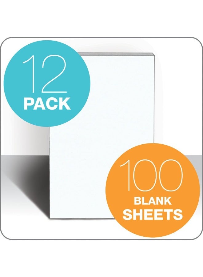 TOPS Memo Pads, 3" x 5", White Paper, 100 Sheets, 12 Pack (7820) - Image 4
