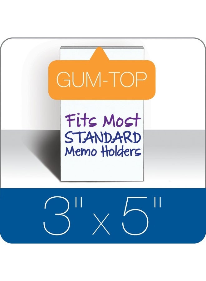TOPS Memo Pads, 3" x 5", White Paper, 100 Sheets, 12 Pack (7820) - Image 3