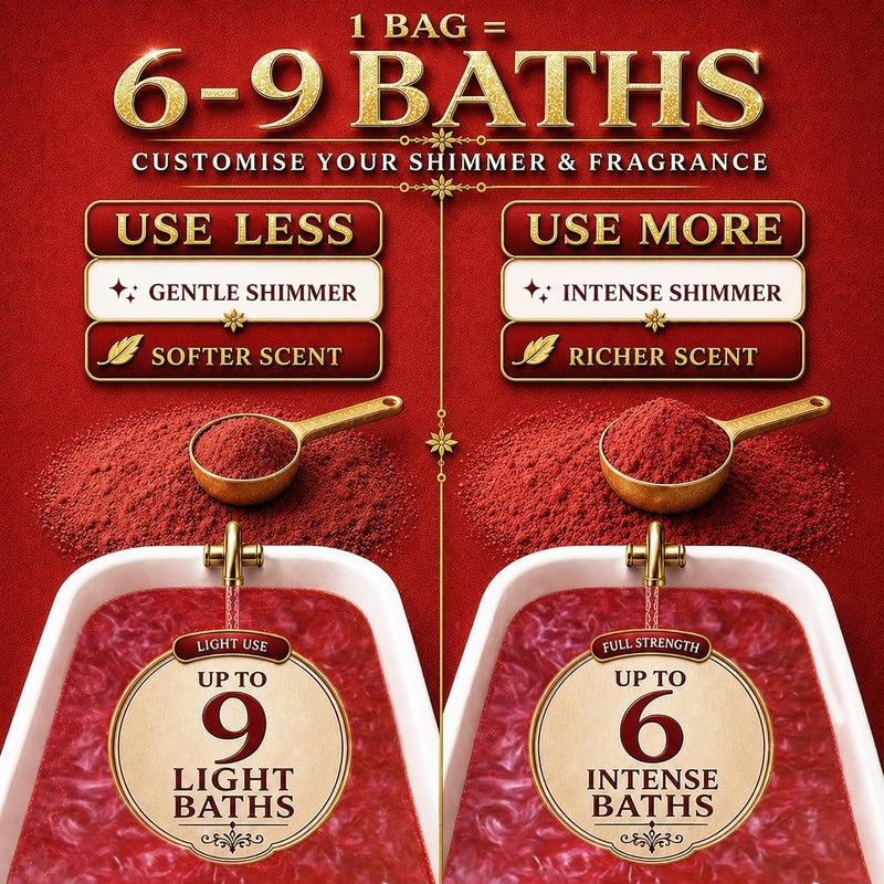 Room to room portable Shimmer Bath Bomb (Red, Large) Market popular practical build - Image 4