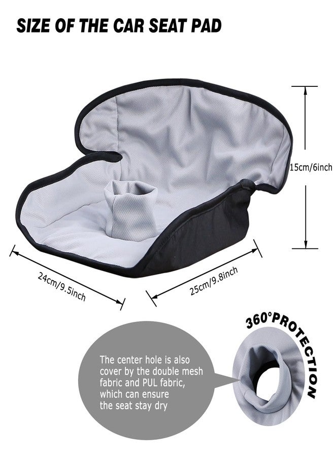 Hi Sprout Piddle Pads, Multi-use and Leak Free Lines for Baby Stroller, High Chair & Car Seat, Waterproof Toilet Training Seat Covers for Toddles (Grey (1 Pack)) - Image 2