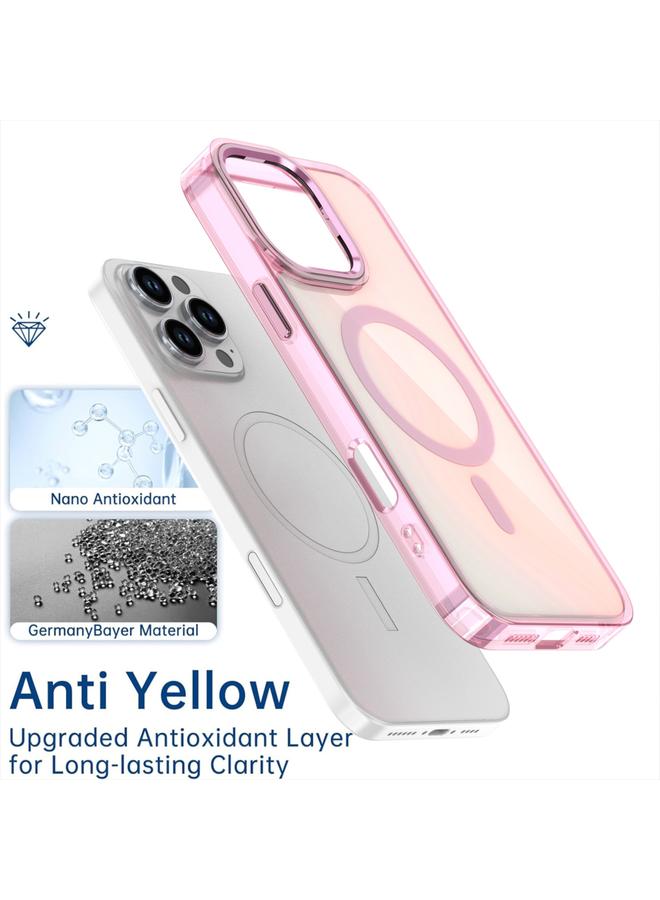 S-TOP Case For iPhone 15 Pro Bright Shadow Magsafe Discoloration Phone Case - Image 5