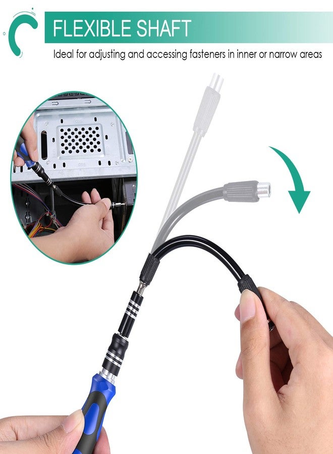 ORIA Precision Screwdriver Set, 106 in 1 Screwdriver kit with 102 Precision Screwdriver Bits, Repair Tool Kit for Smartphone, Tablet, PC, Toys, Blue - Image 5