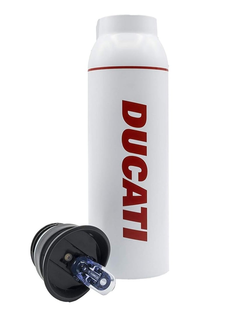 Ducati Functional Urban Bottle for Winter and Summer - White - Image 3
