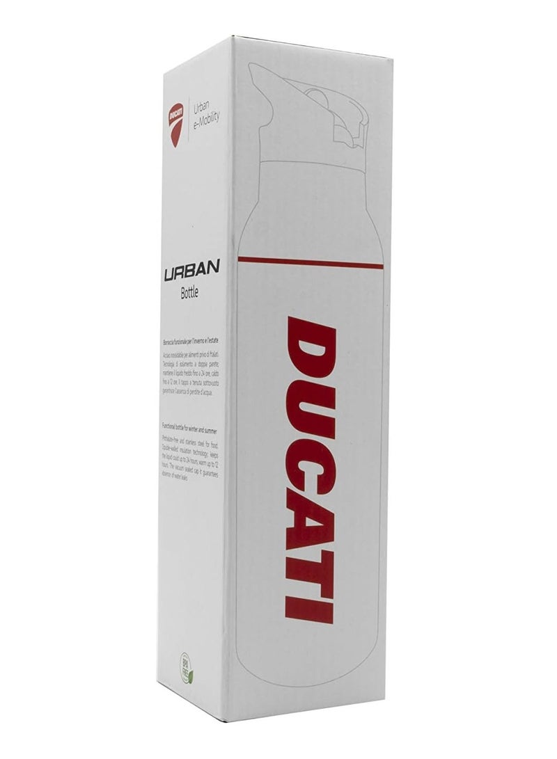 Ducati Functional Urban Bottle for Winter and Summer - White - Image 4
