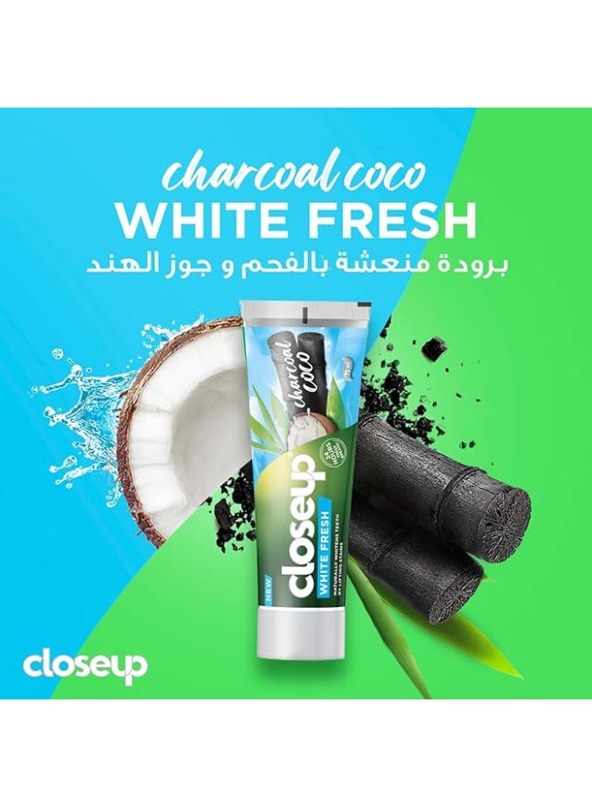 كلوز أب معجون أسنان كلين فريش بالفحم وجوز الهند 75 مل - Image 4