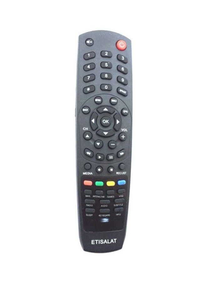 etisalat Compatible Remote Control Black 