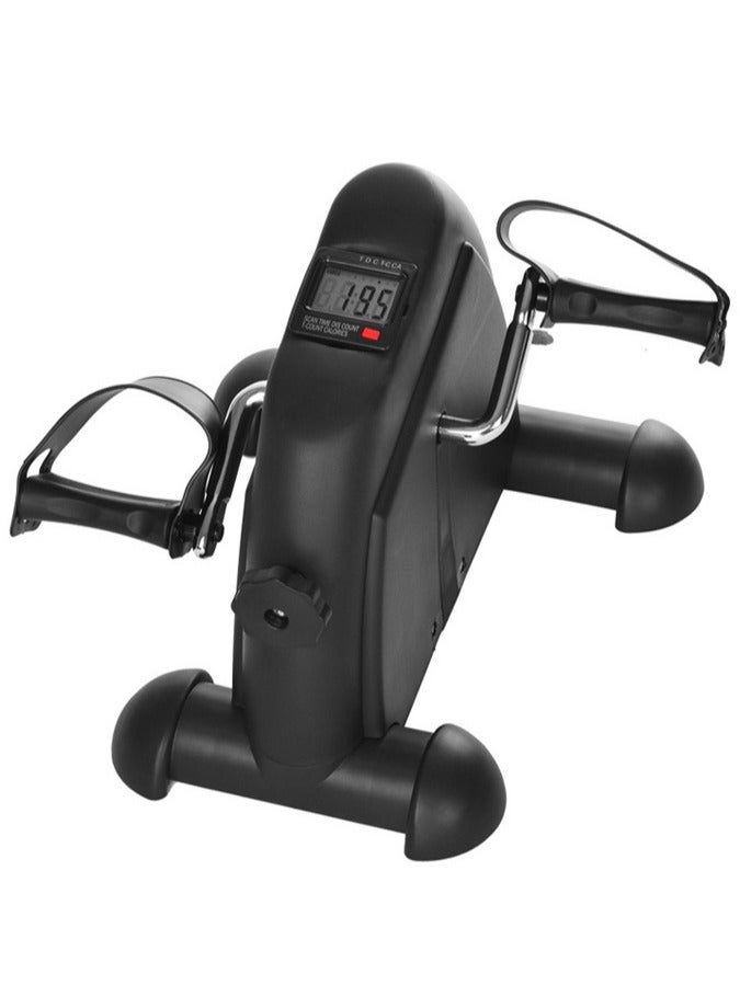 Mini Exercise Bike,with Digital Monitor Portable Exercise Bike Pedals under Desk Mini Cycle Bike, for Legs And Arms Exercise - Image 1