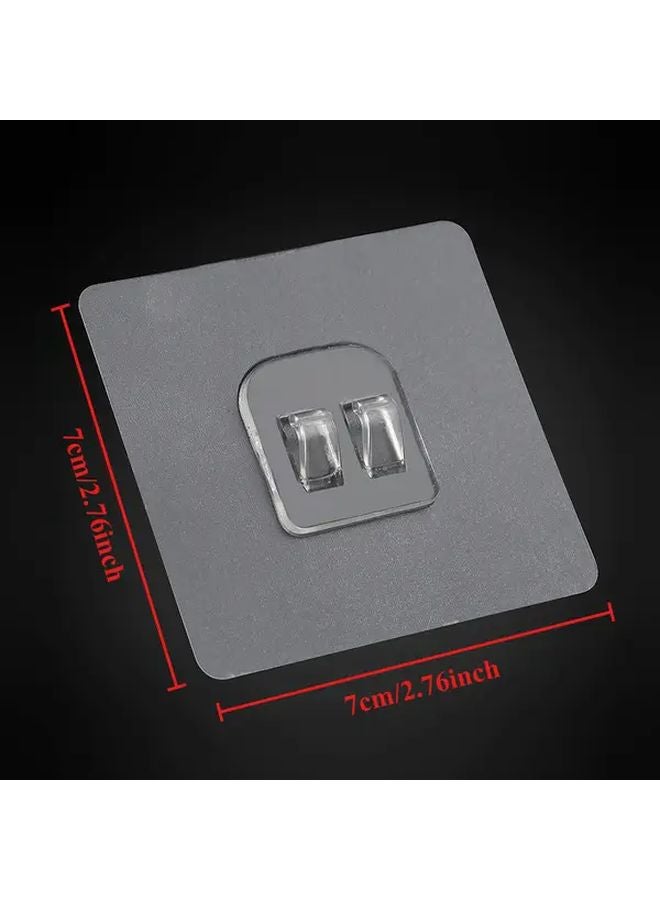 20pcs Heavy Duty Adhesive Hooks No Drill Damage Free Removal Space Saving Organizer - Image 3