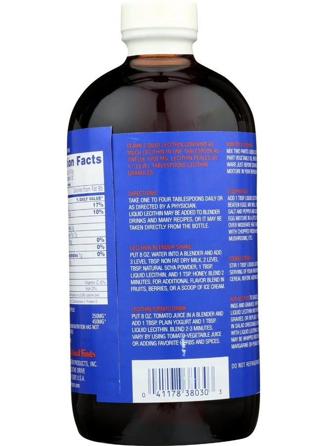 Fearn Natural Foods Liquid Lecithin, 16 Ounce - Image 2