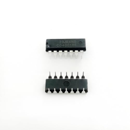 TQDLYKHS New 15Pcs for 4001 CD4001 DIP-14 CMOS Quad 2-Input NOR Gate IC Chip CD4001BE - Image 1