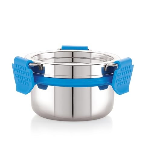 STEELLOCK PRO Stainless Steel Container/Dabba with Steel Lid Airtight for Food Storage, Easy to Carry, Leak Proof and Stackable (SLP-111/150 ML). - Image 2
