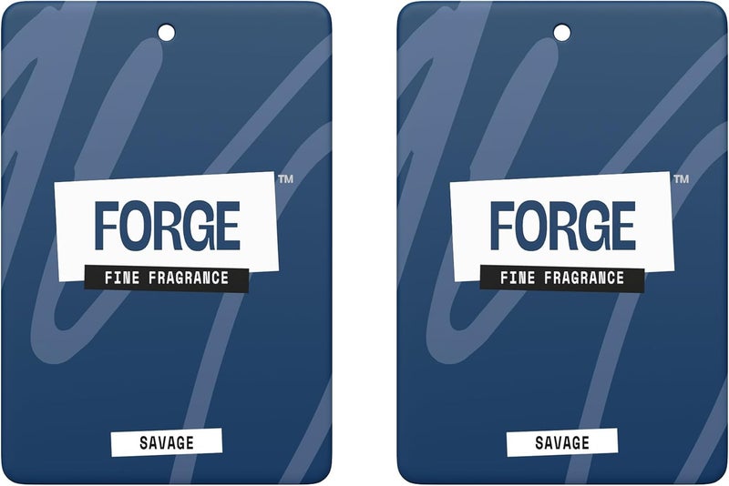FORGE Sauvage Car Air Freshener - Luxury Hanging Deodoriser - 2 Pack - Image 3
