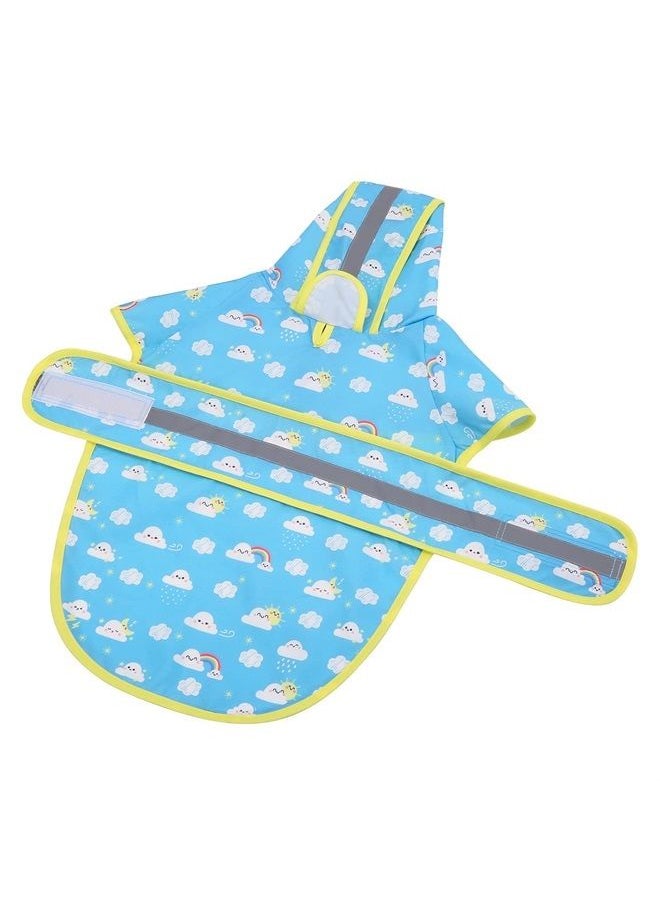 HDE - Dog Raincoat Hooded Slicker Poncho for Small to X-Large Dogs and Puppies Cartoon Storm - S - Image 1