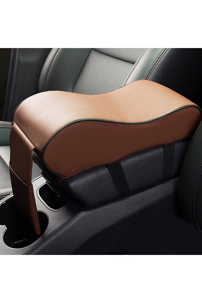 Center Console Armrest Cushion Pad with Pocket