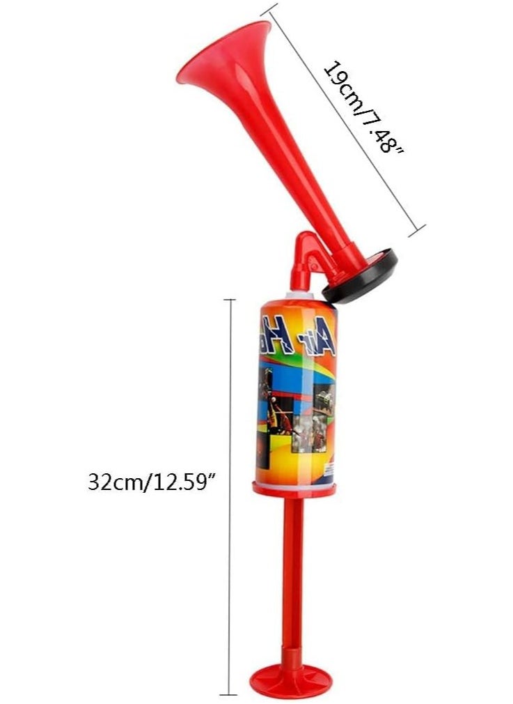 Festive Gallery Handheld Reusable Air Horn, Aluminum Air Pump Horn for Marine Safety, graduation Sporting Events, Birthdays, Parties, and Celebrations  - Image 5