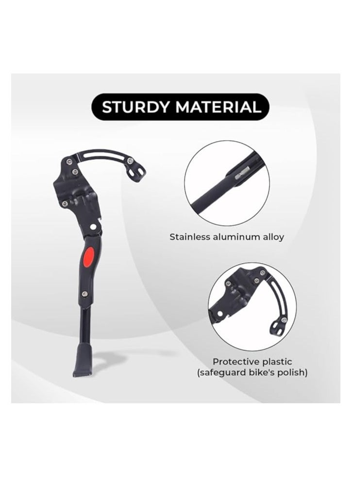 ENDLESS  - EL1056 Cycle Stand can Adjustable Between 24-29 Inch | Material : Aluminium Alloy | High Quality Bike Side Kickstand with Double Nut | For All types Cycles or Bikes - Image 1
