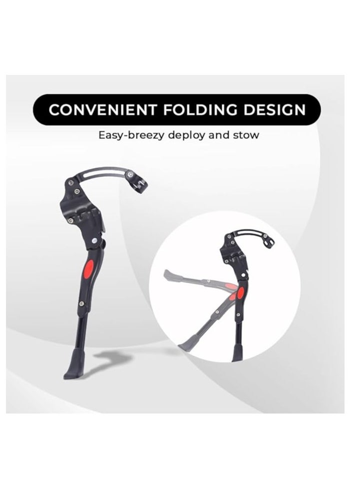 ENDLESS  - EL1056 Cycle Stand can Adjustable Between 24-29 Inch | Material : Aluminium Alloy | High Quality Bike Side Kickstand with Double Nut | For All types Cycles or Bikes - Image 1