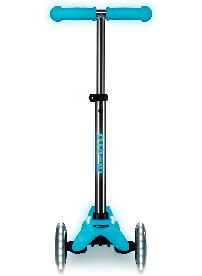 Micro Scooters | Mini Micro Deluxe LED Children's Scooter | Handlebar Adjustable | Light Up Wheels | Glow In The Dark | Boys & Girls | 2-5yrs - Image 4