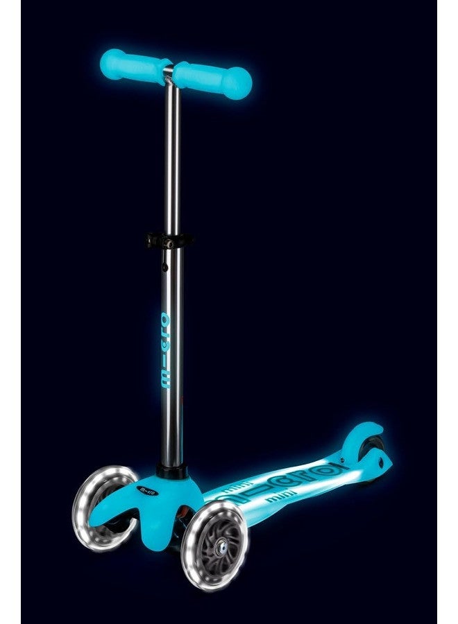 Micro Scooters | Mini Micro Deluxe LED Children's Scooter | Handlebar Adjustable | Light Up Wheels | Glow In The Dark | Boys & Girls | 2-5yrs - Image 5