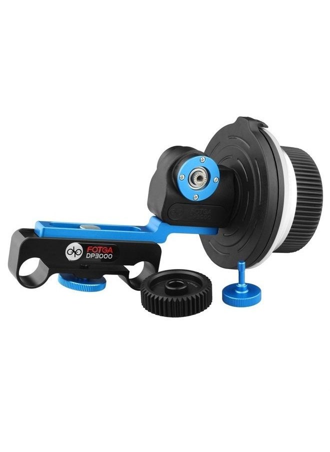 Fotga - DP3000 M1 DSLR Follow Focus Puller with Flexible Gear Belt for 15mm Rail Rod Rig for DSLR HDSLR DV 5D II III IV 6D 7D 70D 60DEOS R RP R5 R6 A7 A7R A7S II III A9 GH4/5/5s Z6 Z7II - Image 1