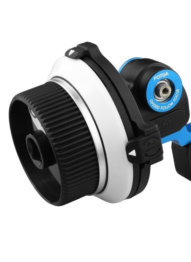Fotga - DP3000 M1 DSLR Follow Focus Puller with Flexible Gear Belt for 15mm Rail Rod Rig for DSLR HDSLR DV 5D II III IV 6D 7D 70D 60DEOS R RP R5 R6 A7 A7R A7S II III A9 GH4/5/5s Z6 Z7II - Image 1