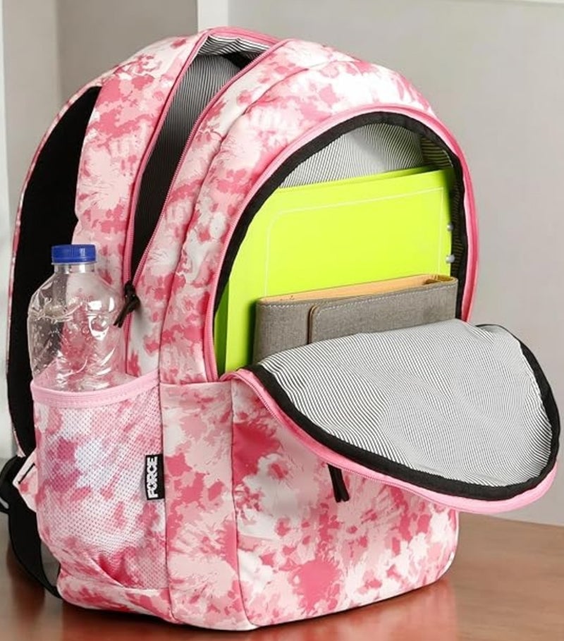 Force Backpack Unisex -pink splash pattern - new edition - FNE-006 - Image 5