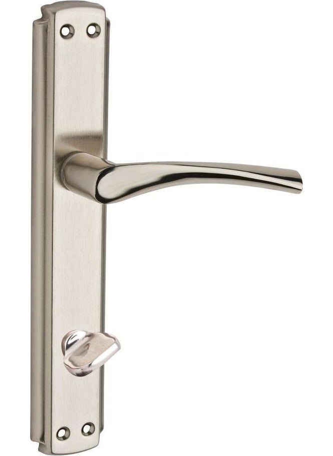 Nobel Polaris Wc Nickel Satin Door Handle 