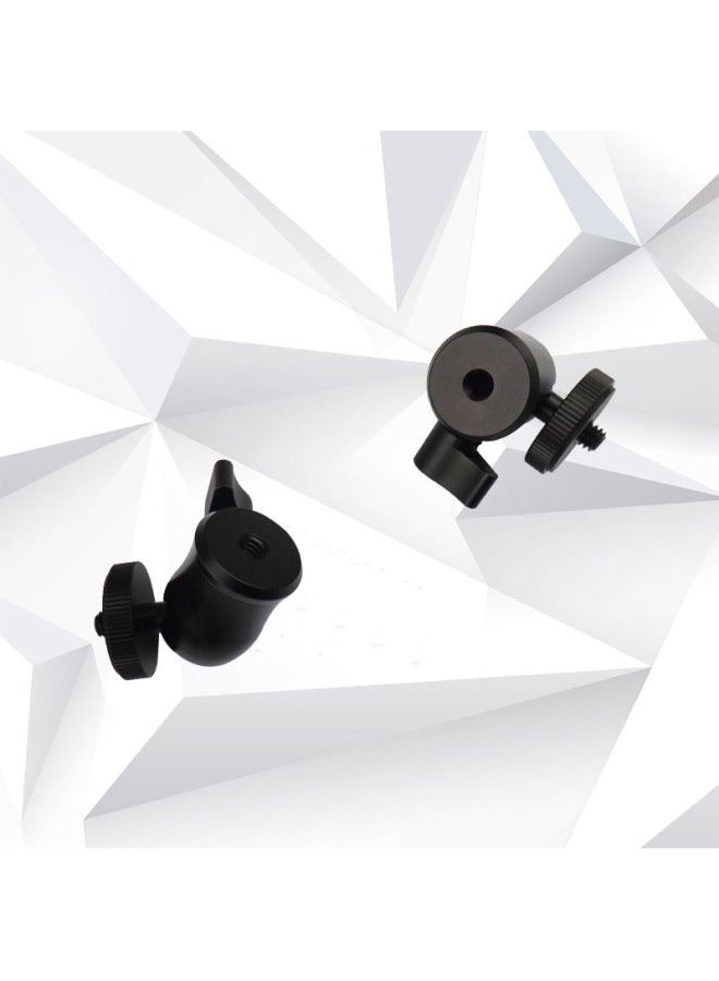 Eccentric Locking Spherical Pan/tilt Free Adjustment All Metal Aluminum Alloy Photographic Pan/tilt-Color:Black  - Image 2