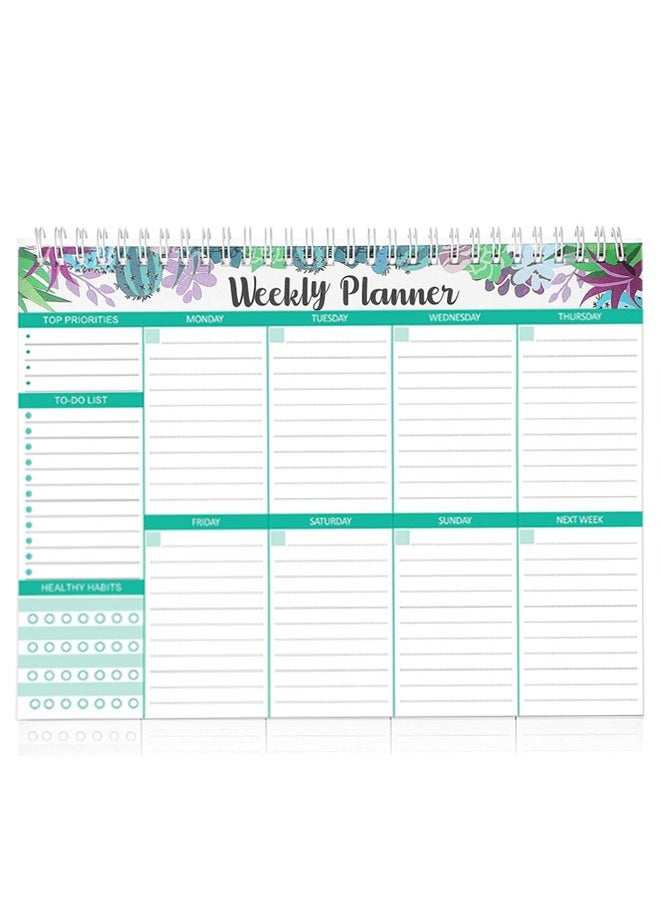 Muyixin - Weekly Desk Planner and To Do List Notepad-19X25.4cm - Image 1