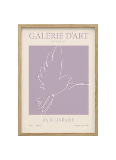 Frame with poster, Paix Lineaire, 50x70 cm