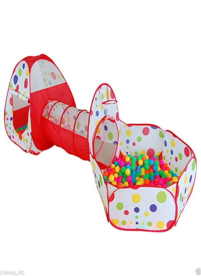 Breeze 3-Piece Kids Play Tent with Ball Pit, Tunnel & Basketball Hoop - Foldable Indoor & Outdoor Playhouse for Toddlers - pzsku/Z92F3CF4A00A3ED20F8EEZ/45/_/1702907357/bad0b105-df2f-4766-93ee-313cc78dd91b